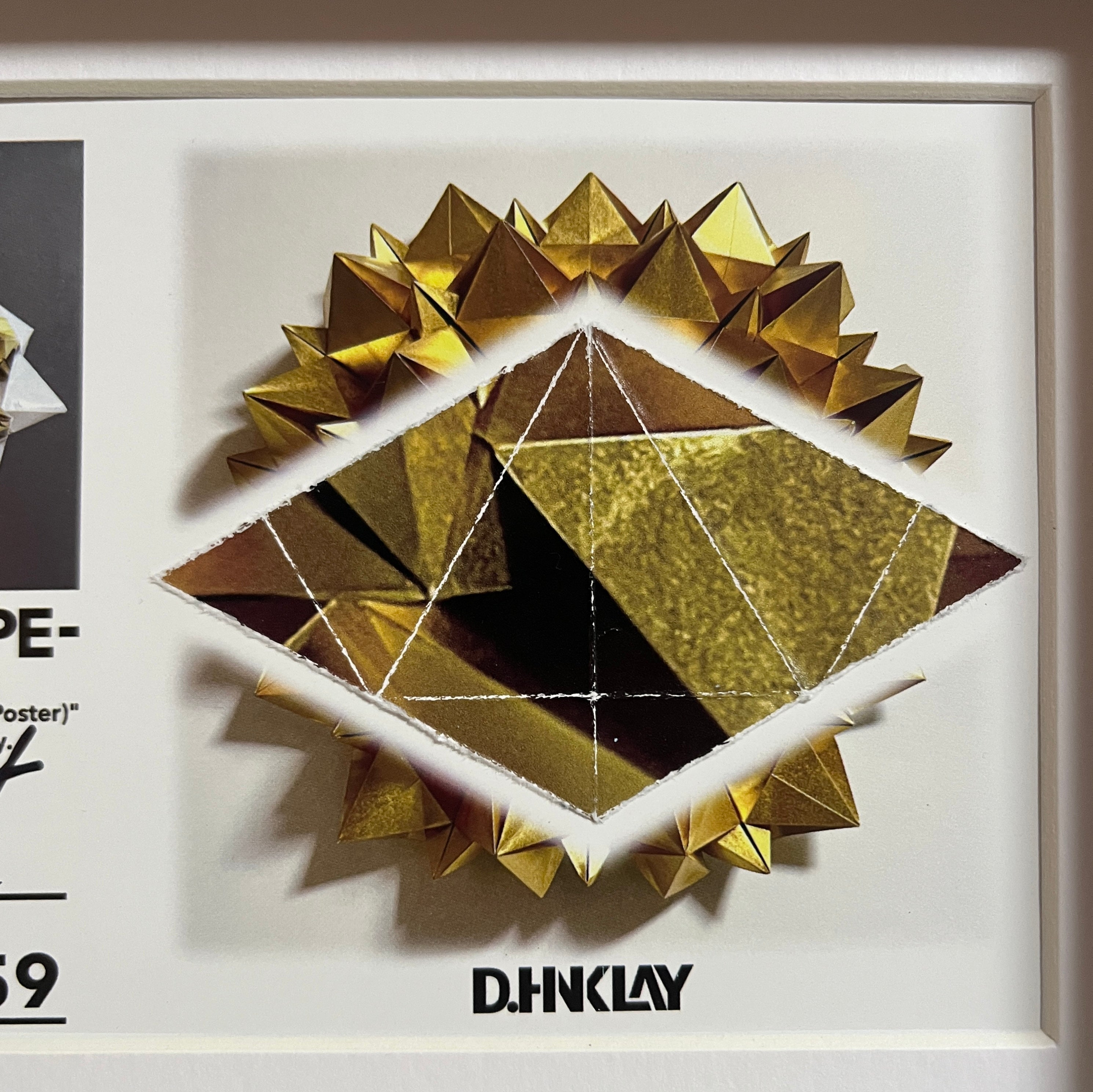 Unfolded Sheet Kaleidoscope (FOLD16 Poster) (Small) – OruFun